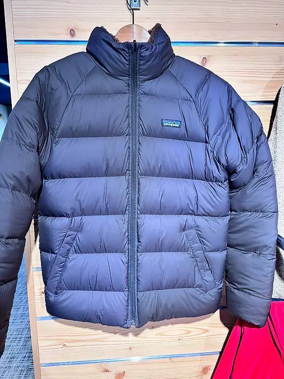 Patagonia Reversible Silent Down Fleece Jacket