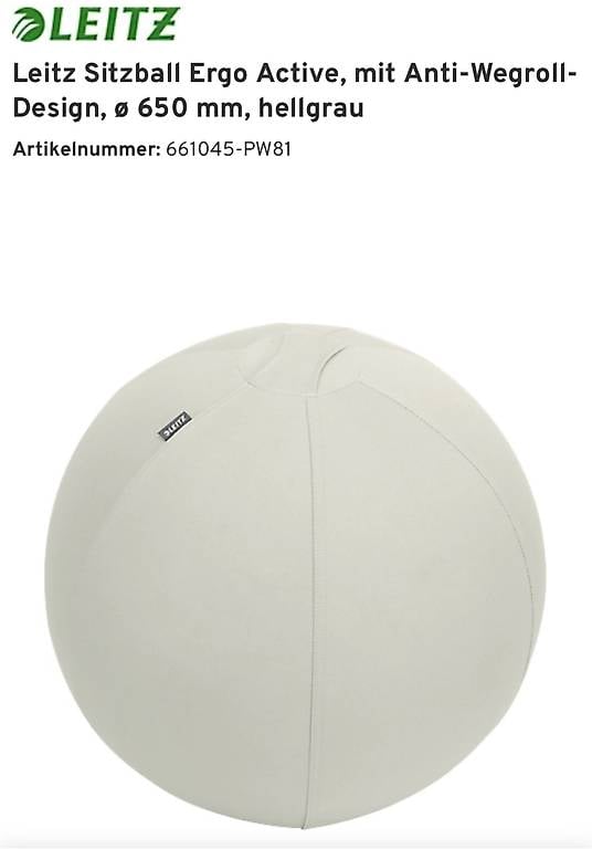 Sitzball von Leitz