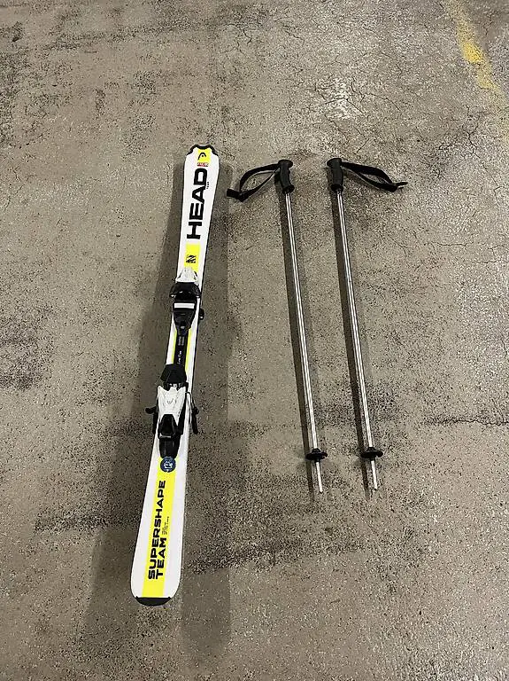 Head Ski + Skistöcke 137 cm