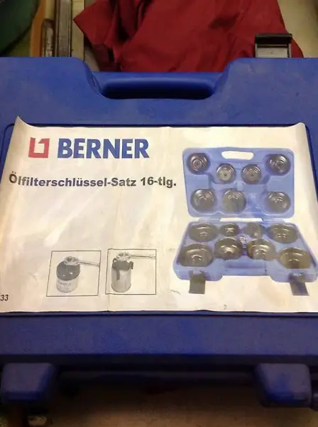 Berner kit chiavi per filtri olio auto