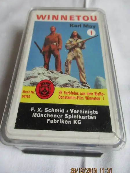  WINNETOU KARL MAY 1 Quartett von SCHMID