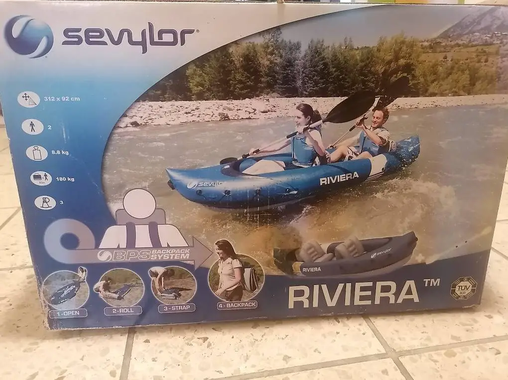 Aufblasbares Kajak für 2 Personen