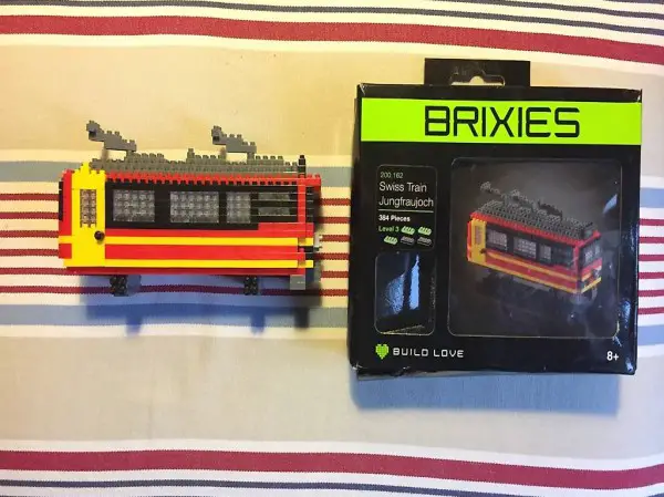 Brixies Jungfraujoch Zug Swiss Train vollständig