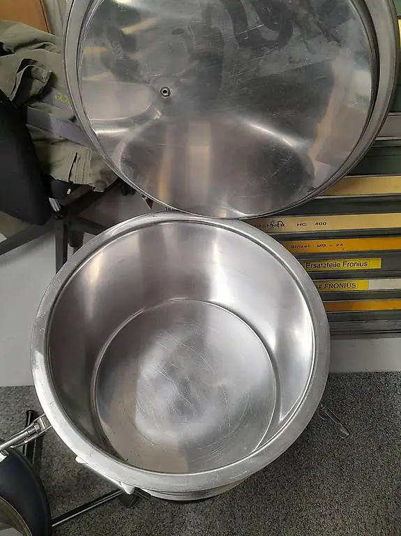 Dampfkochtopf, Suppe, Steamer, Küche, Catering, Feldküche