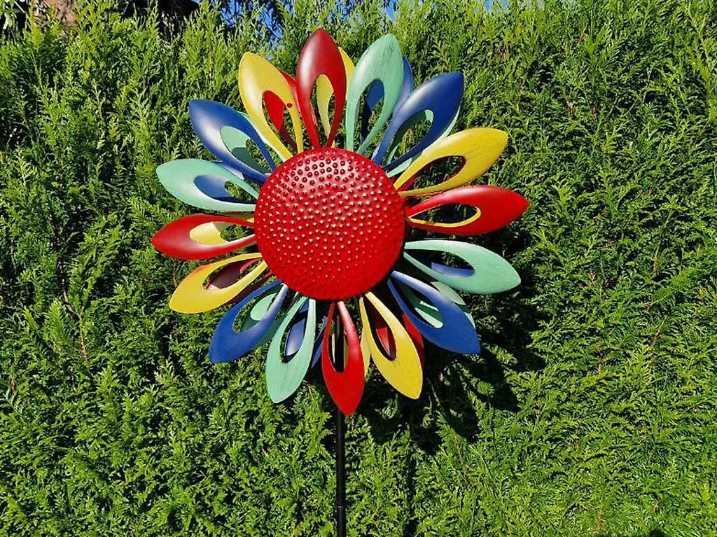 Windrad, verschiedene Farben und Grössen