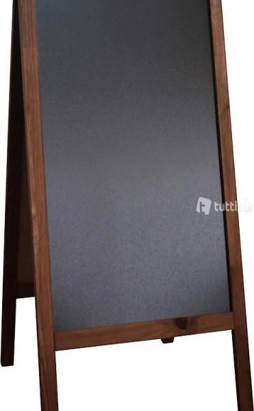  Aufsteller Kreidetafel Kundenstopper beidseitig aus Holz