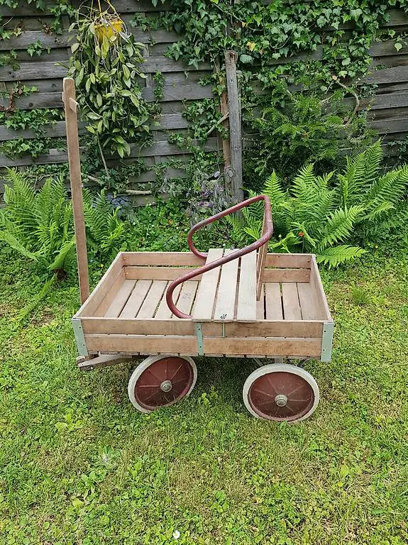 Wisa Gloria Leiterwagen / Handwagen aus Holz