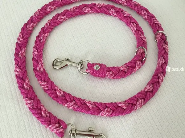  Hundeleine geflochten (NEU)