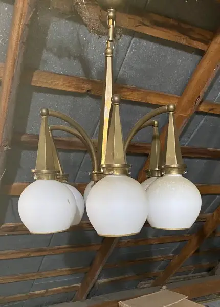 Kubistischer Kronleuchter Kubizmus 30ér Jahre