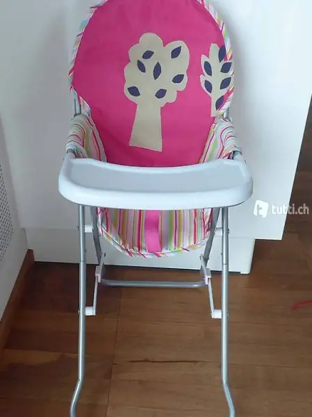 Puppen Hochstuhl, Essstuhl, Esssitz