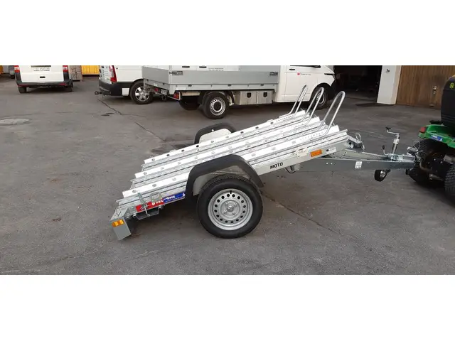 TEMARED, Moto 3 Motorradanhänger, Sportgeräteanhänger