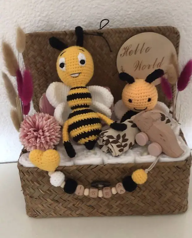 Windeltorte (Windelkoffer) Biene