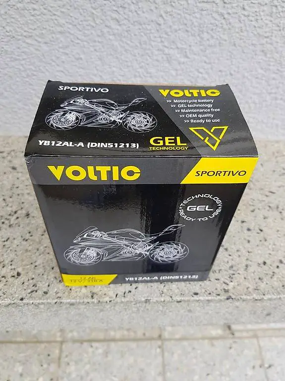 Motorradbatterie, neu, Gel, YB12AL-A, auch SA / SO