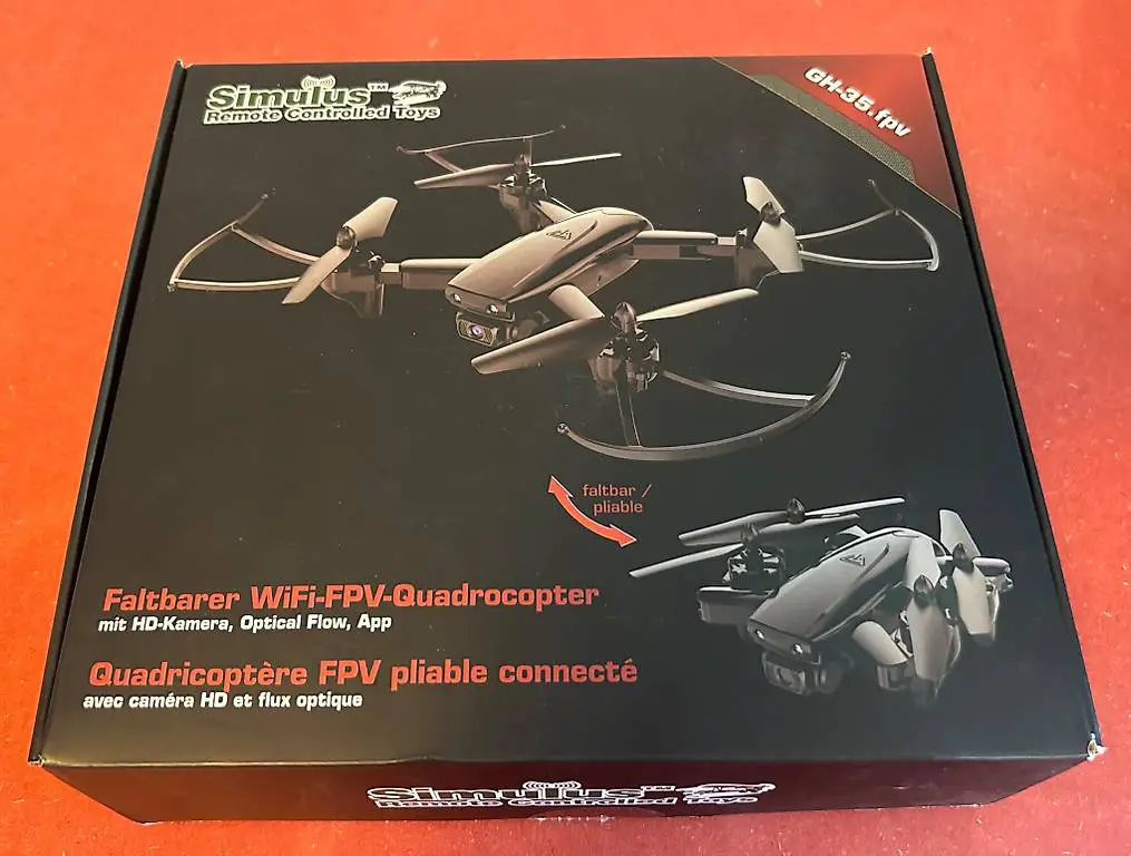 Simulus Faltbarer WiFi-FPV-Quadrocopter GH-35.fpv
