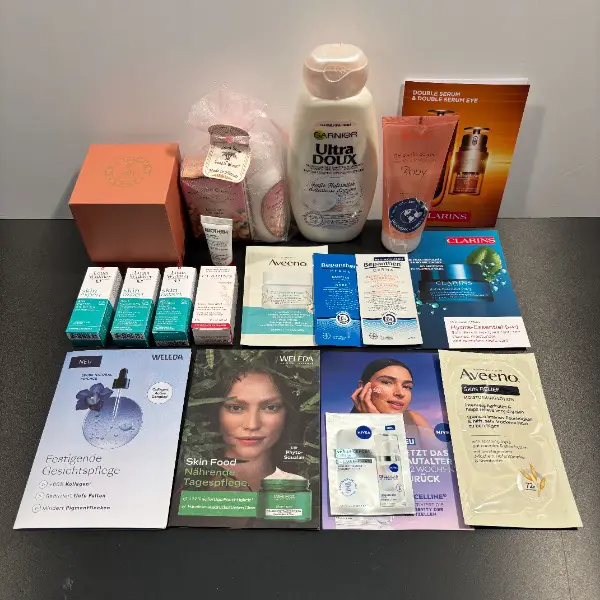 set muster avene garnier biotherm nivea weleda aveeno bepanthene