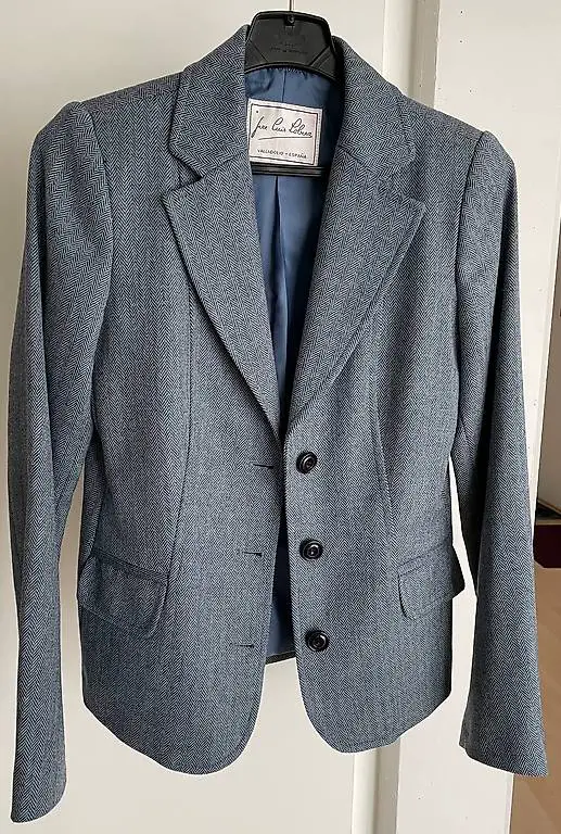 Blazer, langarm, mit Fischgrat-Muster