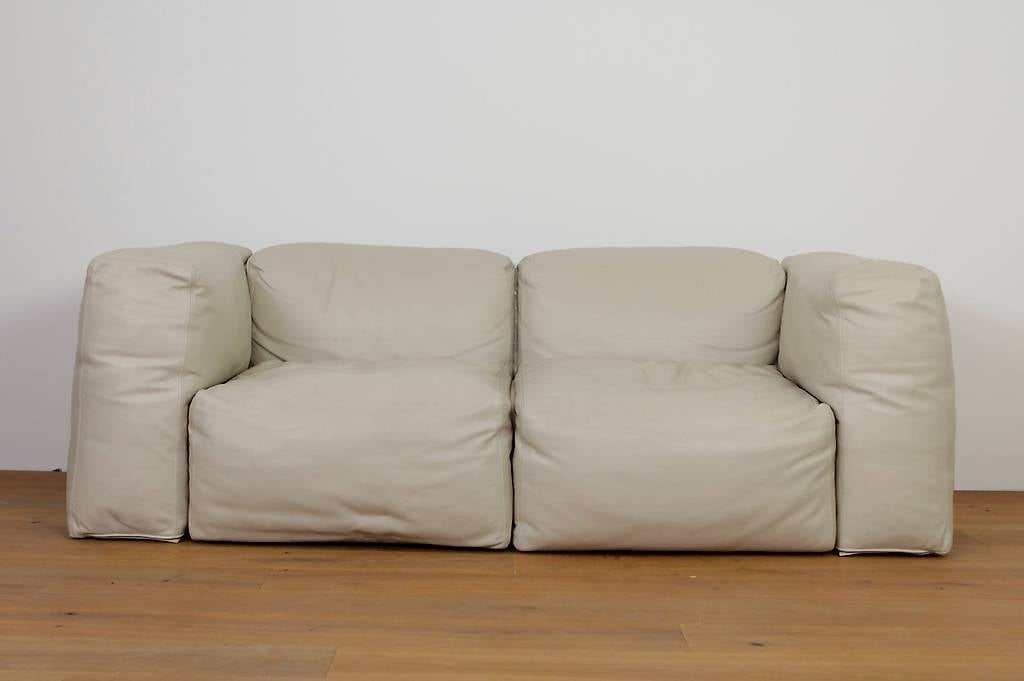 Cappellini Oblong Leder 2-er Sofa