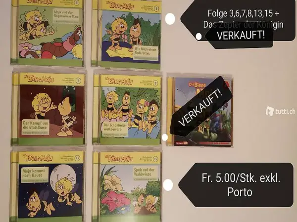 div. Hörspiele (Pumuckl / Biene Maja)