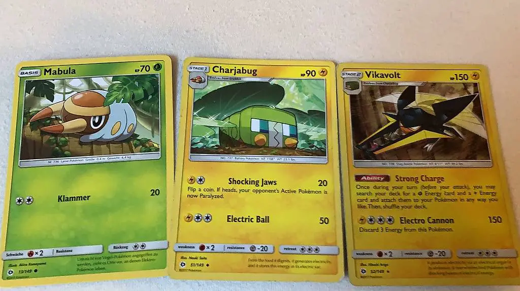 Pokemon 3er Set