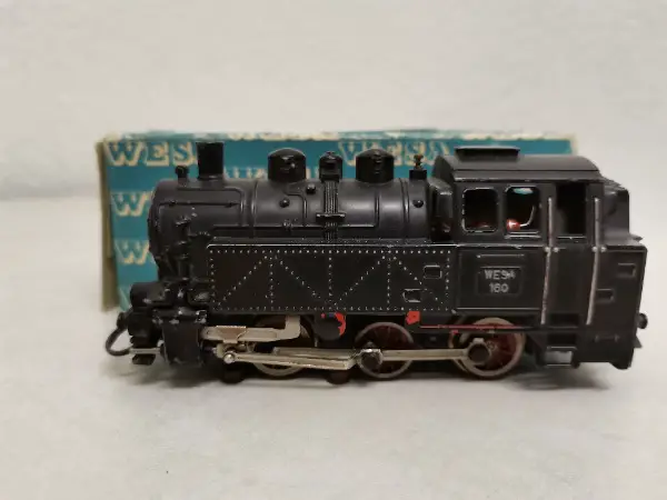 WESA Dampflok Nr.160, mit Schachtel