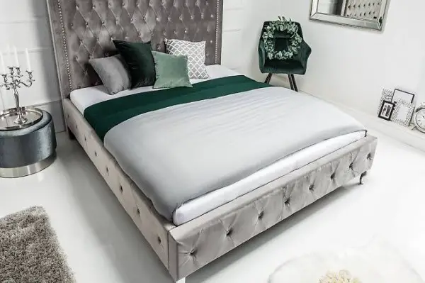  Bett Extravagancia 180x200cm silbergrau