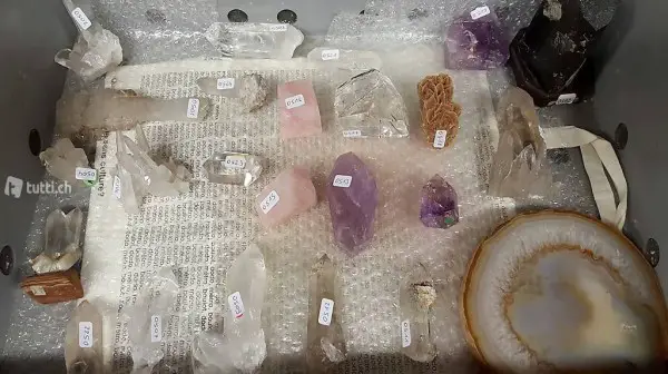 Tormalin.Achat.Bergkristal.Amethist