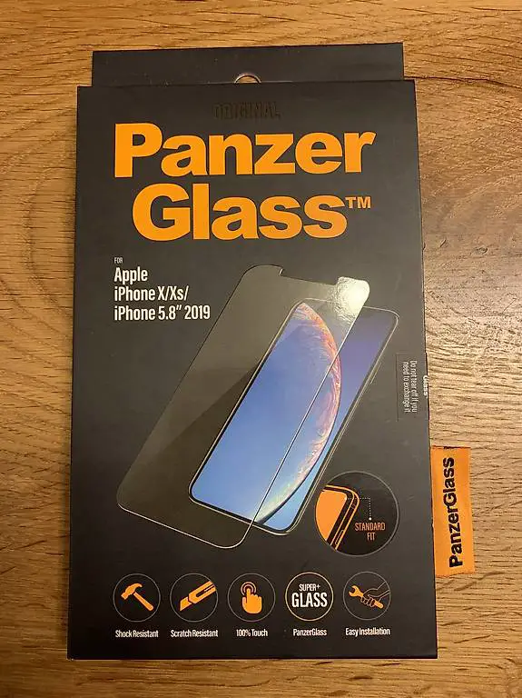 Panzerglas iPhone X/XS (neu)