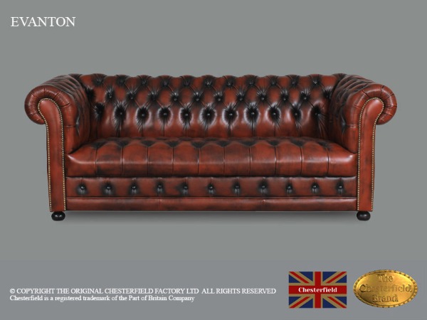 Chesterfield Timeless | 3 Sitzer Sofa Evanton |