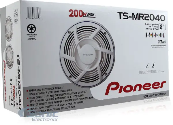 Einbaulautsprecher PIONEER NEU 20 cm 2 Weg Sounds For You