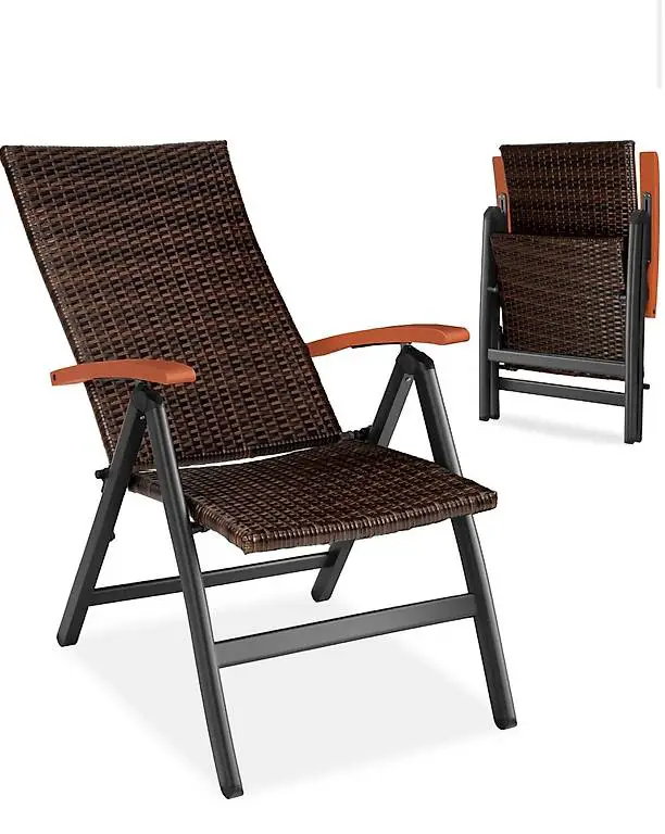 Rattanstuhl Canberra braun