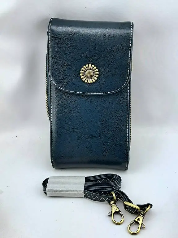 umhänge handytasche - leder - neu