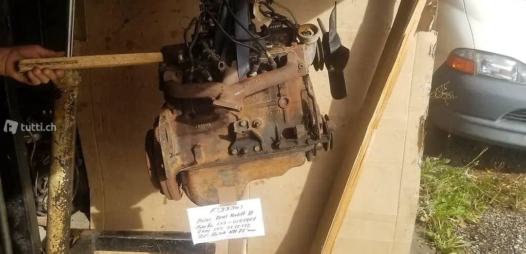  Motor Opel Kadett B 1.1S occ. gebraucht