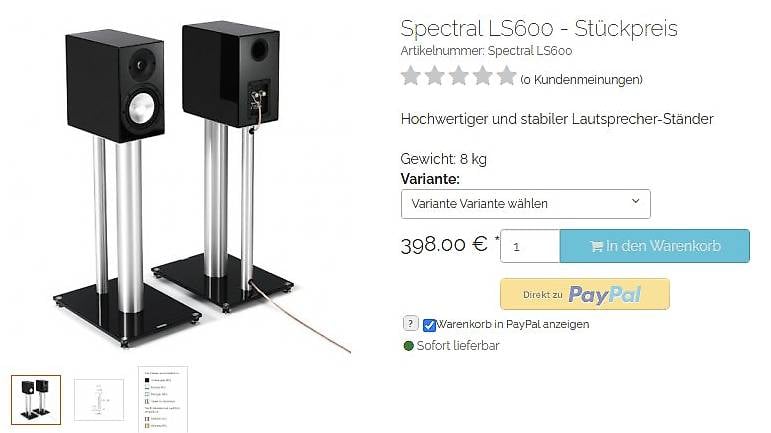 Spectral Boxenständer