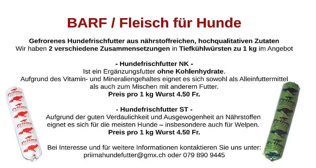 Hundefrischfutter / BARF / Fleisch für Hunde