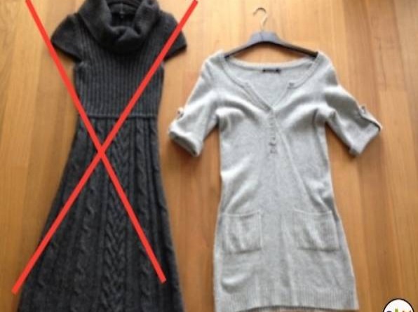 Strickkleid Kleid Gr. 34/36 XS S