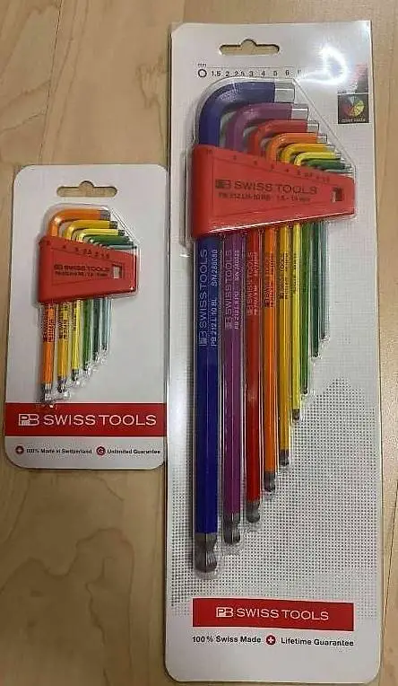 pb swisstools inbusschlüsselsatz + winkelschraubenziehersatz