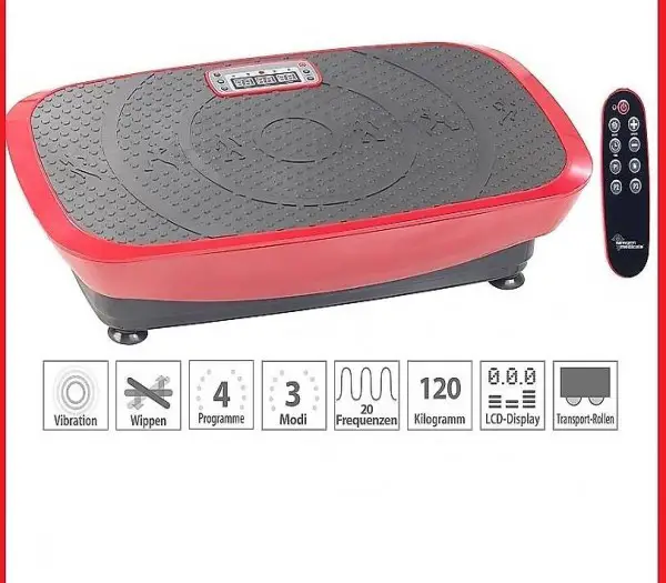  Breite 3D-Vibrationsplatte WBV-600.3D, 500 Watt, 20 Frequenz