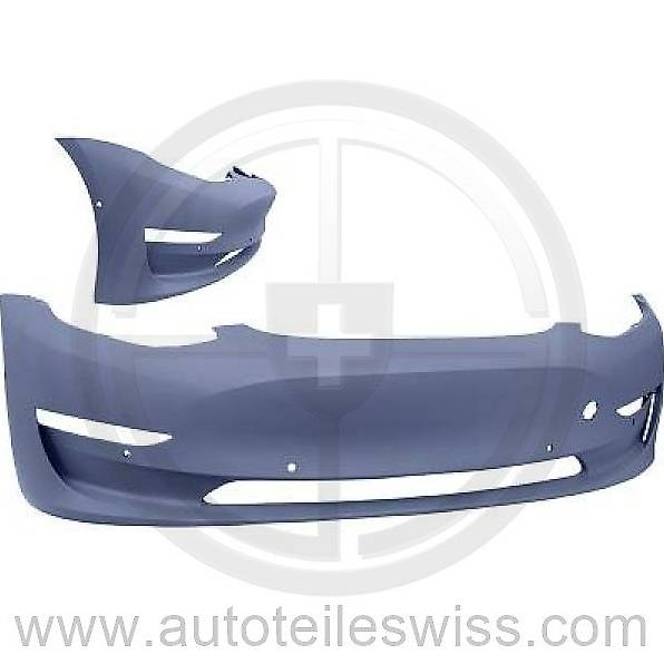 stossstange vorne, pare-chocs avant, paraurti anter. tesla 3