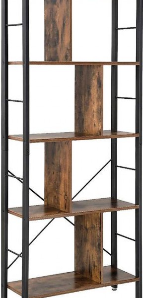  Bücherregal, Büroregal, Raumteiler mit 4 Ebenen