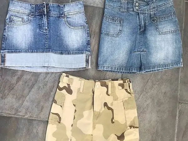 Röcke Jeans Army Rock kurze Hosen Only Protest Gr S 34 36 38