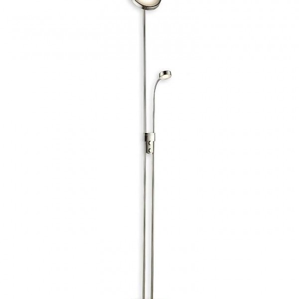  LED Stehleuchte dimmbar I Deckenfluter mit Leselampe