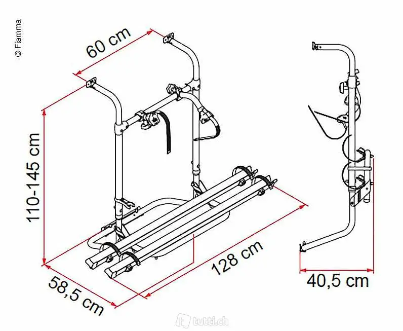  Fiamma Caravan Heckträger Simple Plus 200