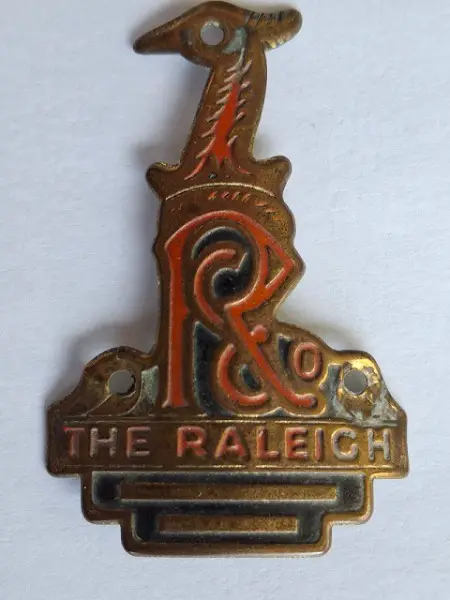 Velo Steuerkopf The Raleigh GB Schild Emblem