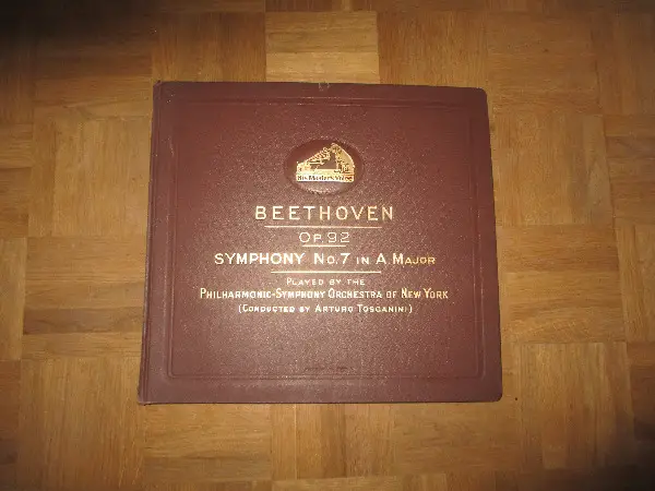 Schallplatten Schellakplatten Album Beethoven, 7. Symphonie