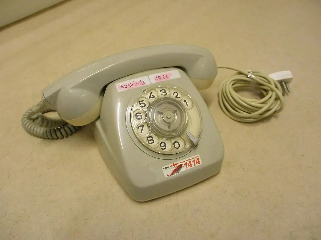 Telefon mit Wählschreibe PTT Hasler Autophon téléphone