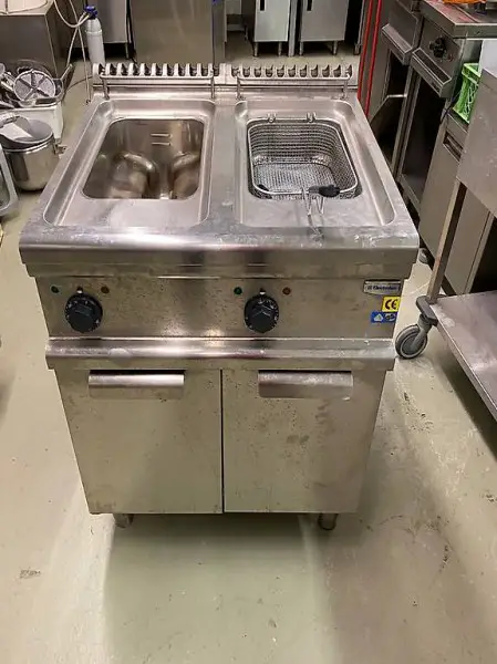 Doppel Standfriteuse Electrolux Professionell