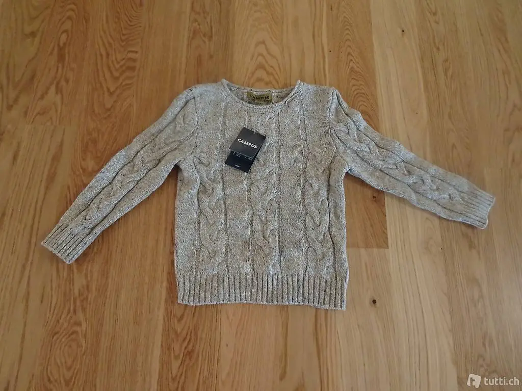 Strickpullover für Knaben in Gr. 110/116 neu