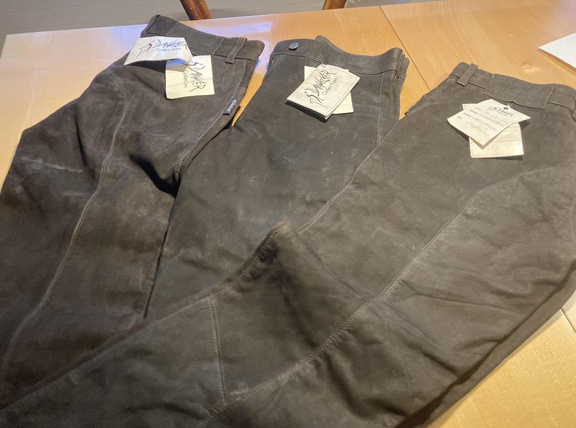 Waschbare Lederreithose von Dannecker aus Lagerbestand