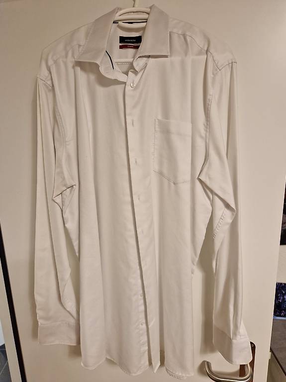 Seidensticker Hemd Grösse 43; modern fit weiss / neu