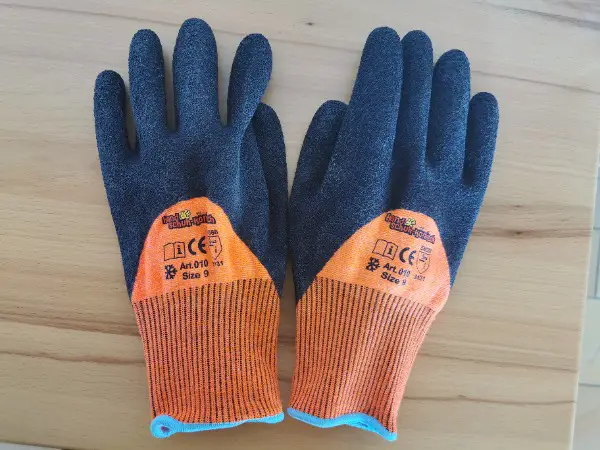 5 x WINTER-Arbeitshandschuh f. Garten/Bau/Strassenbau Gr.9